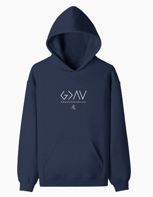 God is greater that highs & lows Unisex Pullover Hoodie