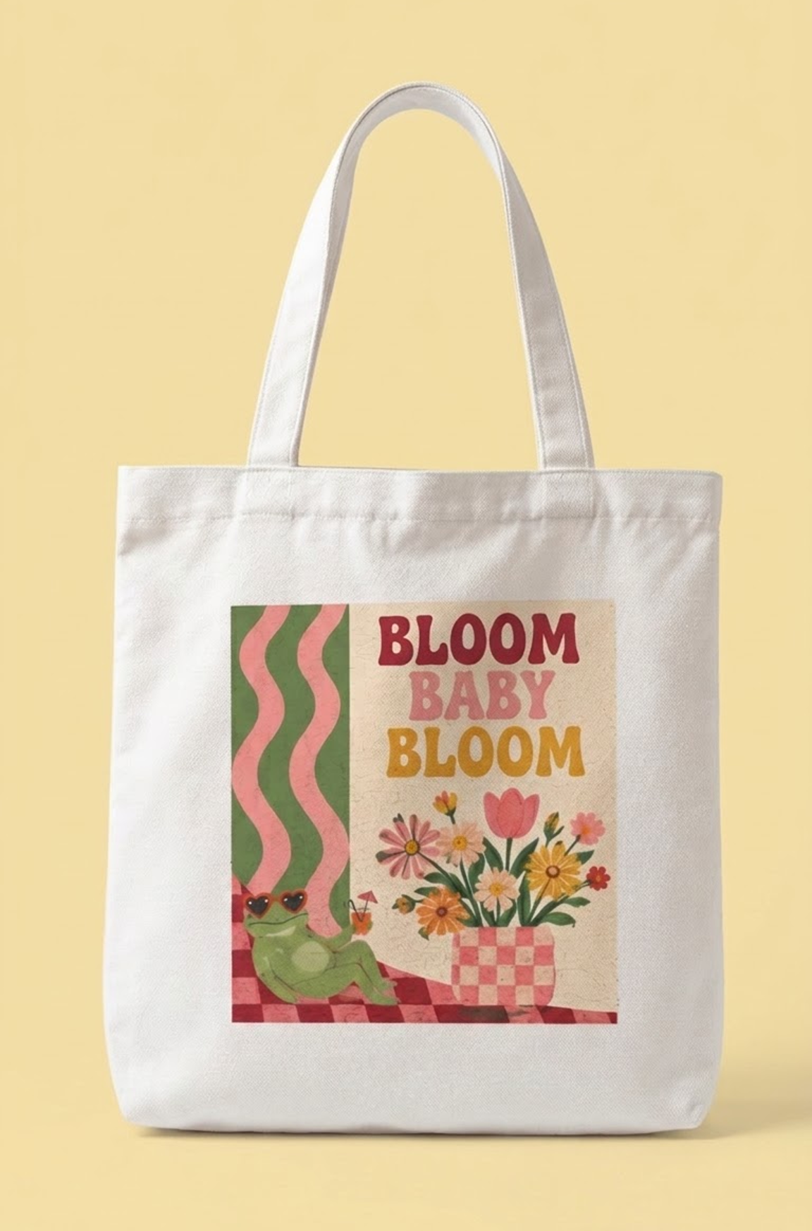 Bloom Baby Tote Bag Zipper