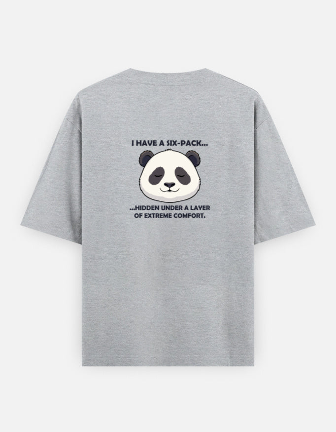 Panda Unisex Oversized Tee