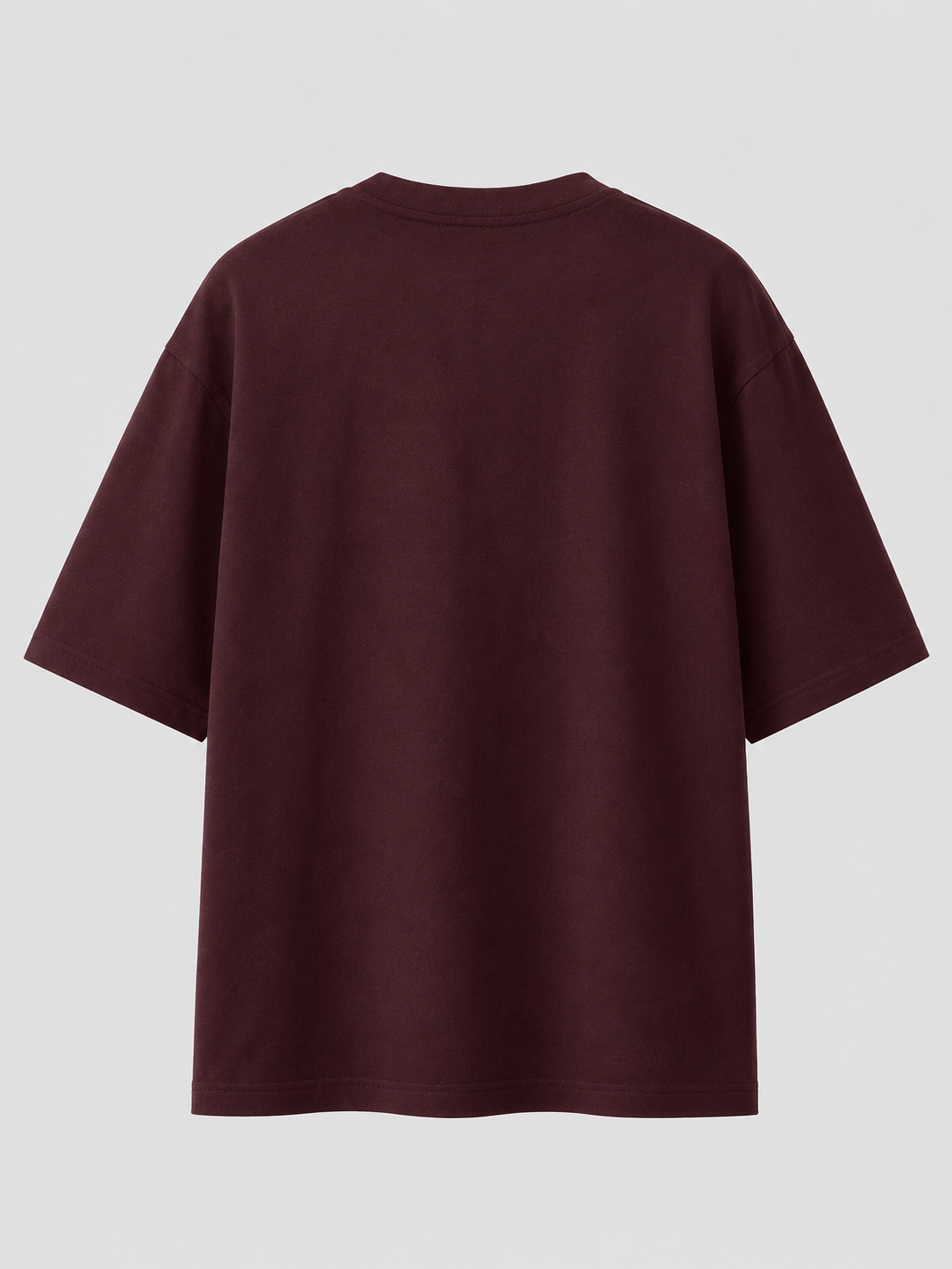 Chic Asli Aalsi Maroon Unisex Oversized T-Shirt