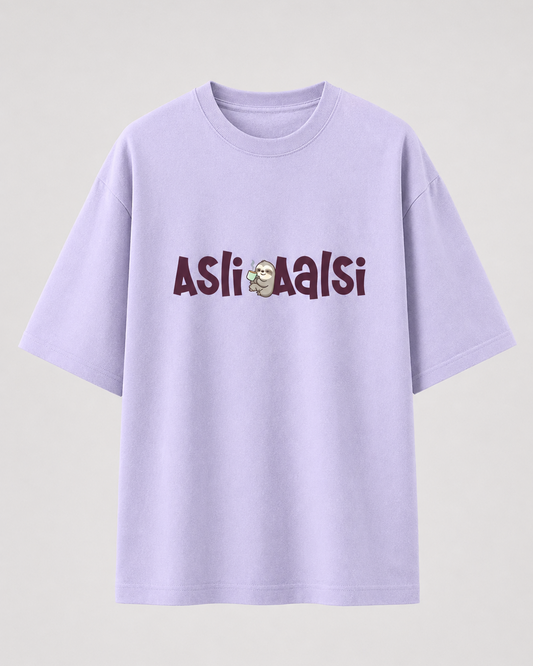 ASLI AALSI Lavender Unisex Oversized T-Shirt