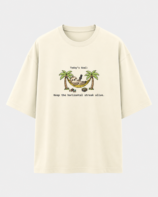 Beach Goals Unisex Oversized T-Shirt