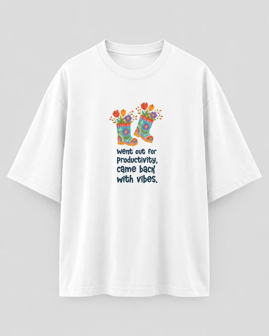 Productive Vibes Unisex Oversized T-Shirt