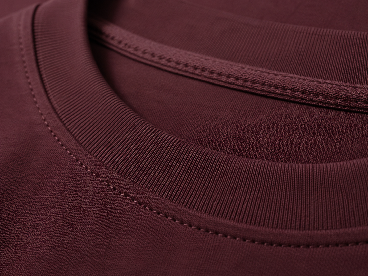 Chic Asli Aalsi Maroon Unisex Oversized T-Shirt