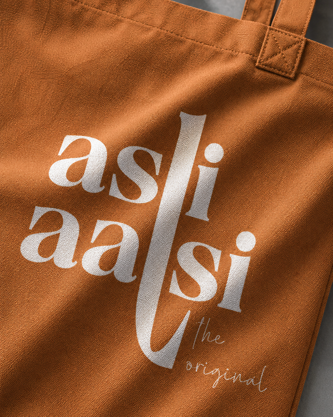 Asli Aalsi Khaki Tote Bag Zipper