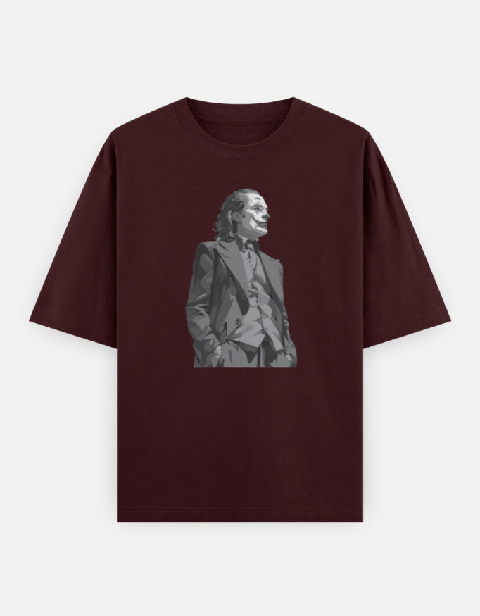 Joker Greytone Unisex Oversized T-Shirt