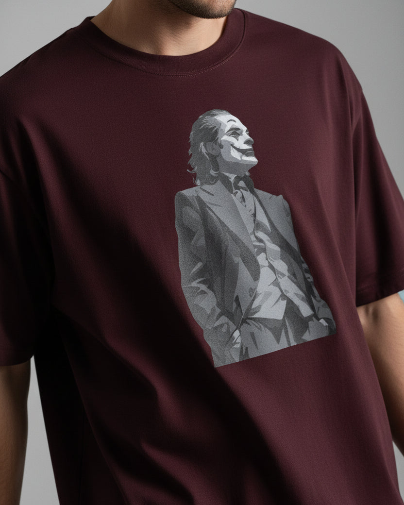 Joker Greytone Unisex Oversized T-Shirt