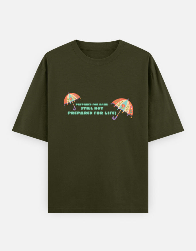 Prepared for Rain Unisex Oversized Tee
