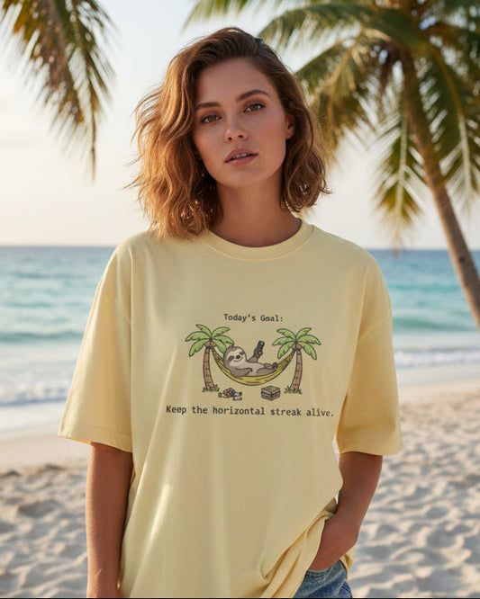 Beach Goals Oversized Tee