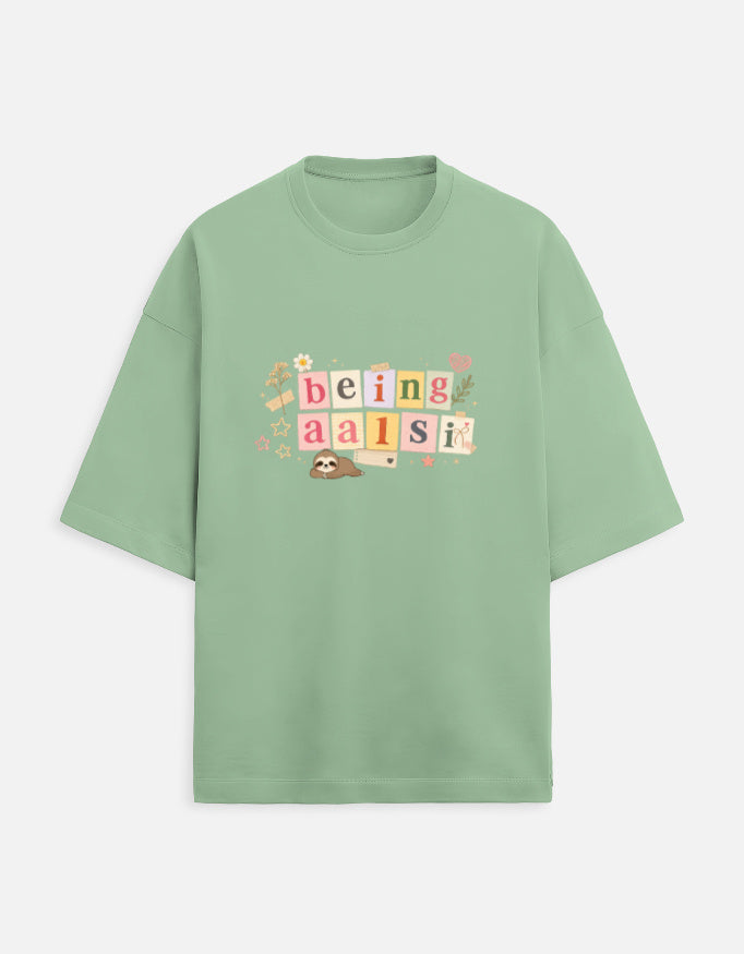 Being Aalsi Unisex Terry Oversized Tee