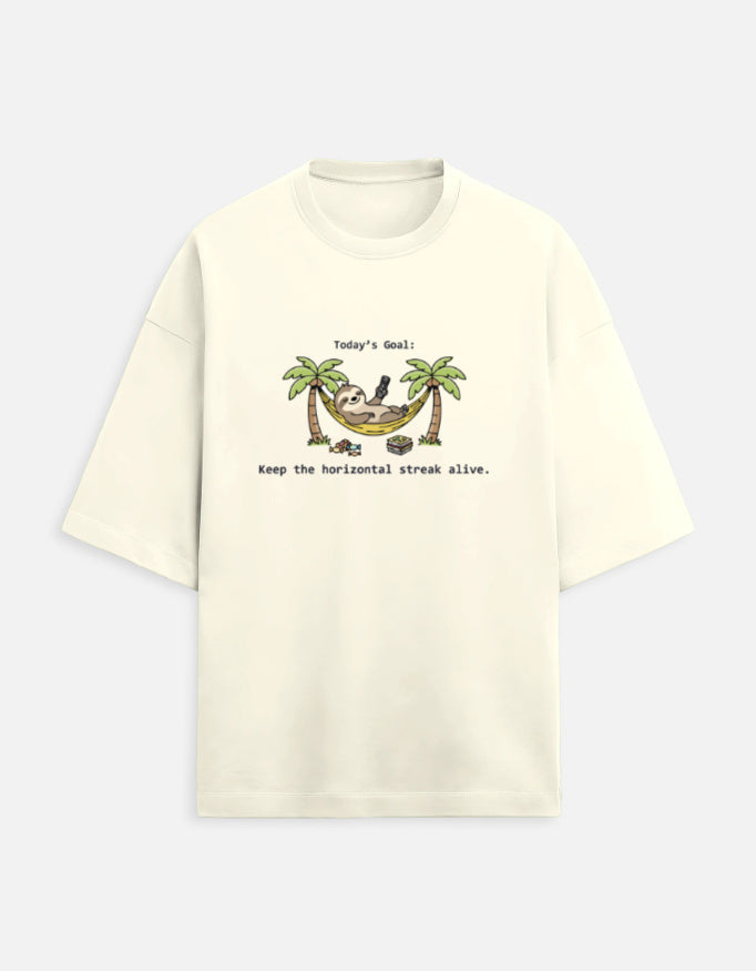Beach Goals Unisex Oversized Tee