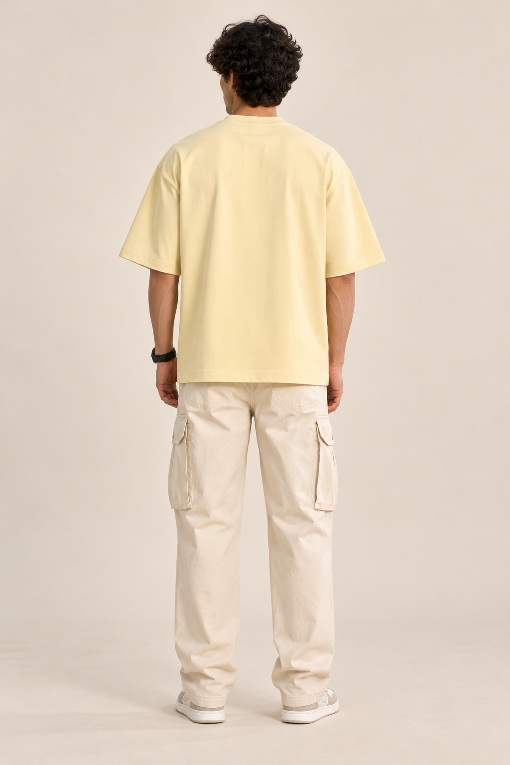 Caffeine Mode On Oversized T-Shirt – Minimal Coffee Lover Graphic Tee