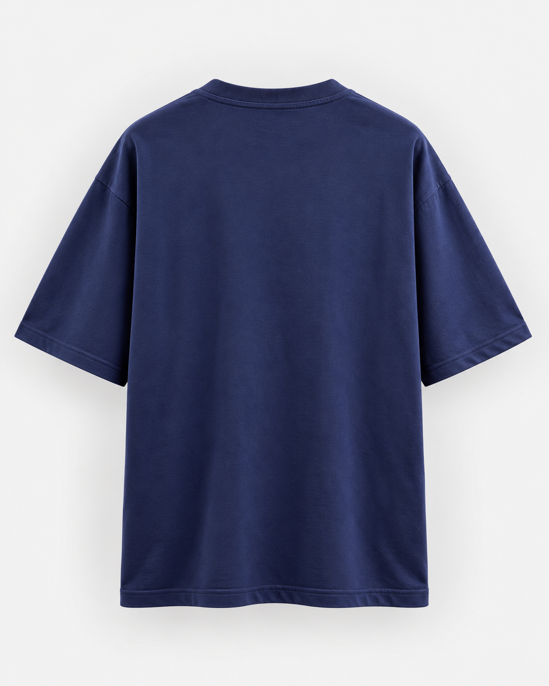 Good Vibes Oversized T-Shirt – Royal Blue Minimalist Graphic Tee
