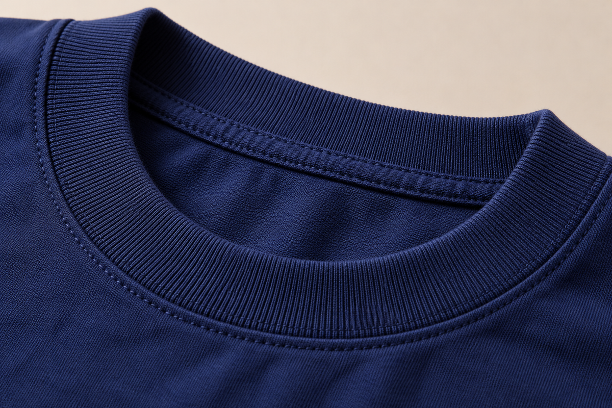 Good Vibes Oversized T-Shirt – Royal Blue Minimalist Graphic Tee