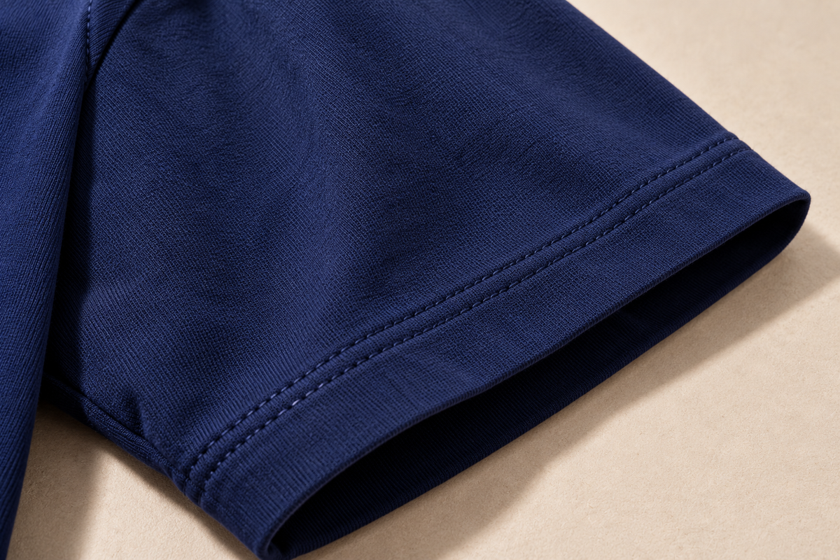 Good Vibes Oversized T-Shirt – Royal Blue Minimalist Graphic Tee