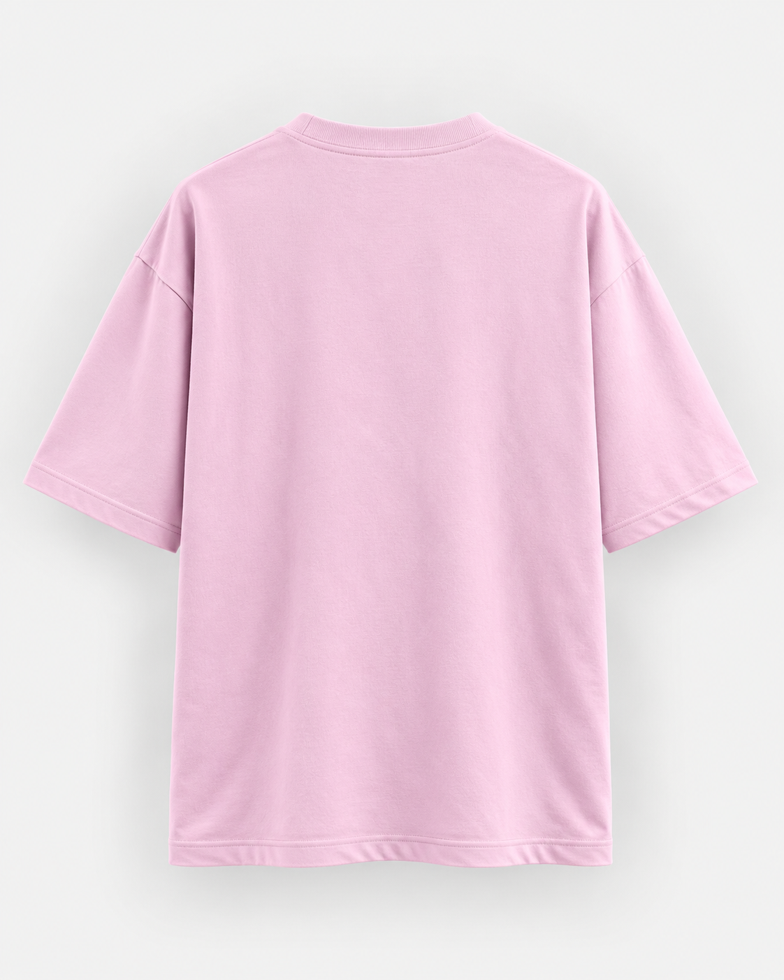 Wear Your Calm Loud Oversized T-Shirt – Pink Minimalist Graphic Tee