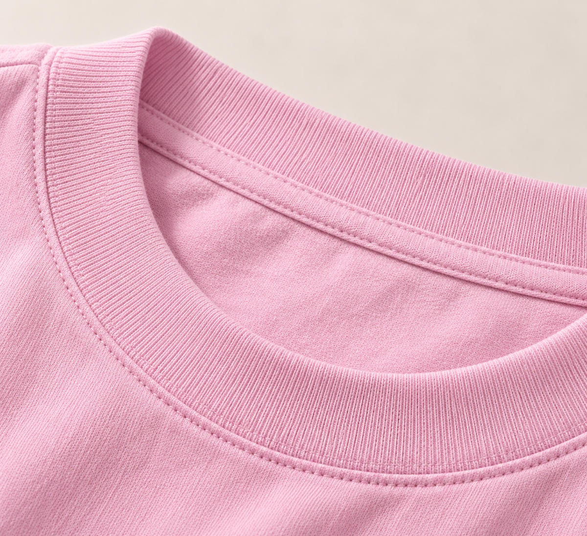 Wear Your Calm Loud Oversized T-Shirt – Pink Minimalist Graphic Tee