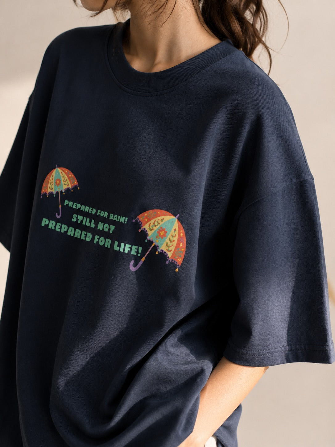 Prepared for Rain Unisex Oversized T-Shirt