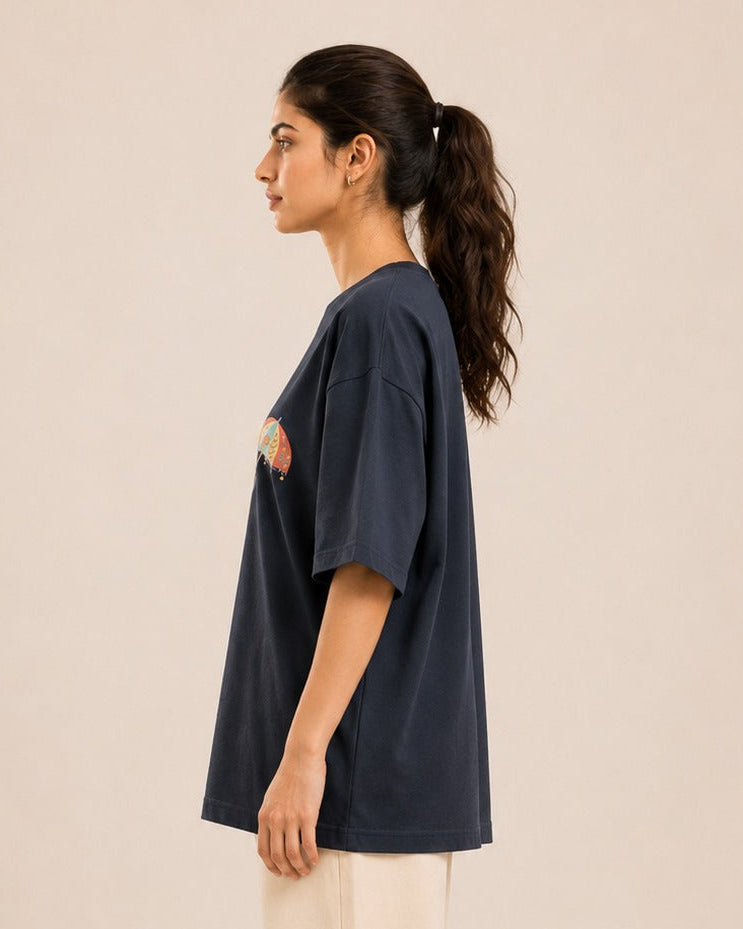 Prepared for Rain Unisex Oversized T-Shirt