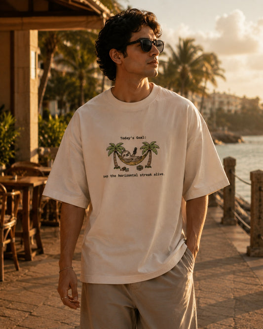 Beach Goals Unisex Oversized T-Shirt