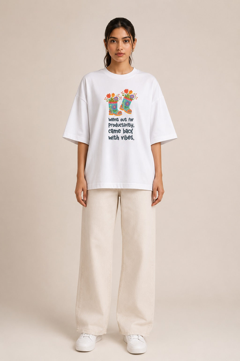 Productive Vibes Unisex Oversized T-Shirt