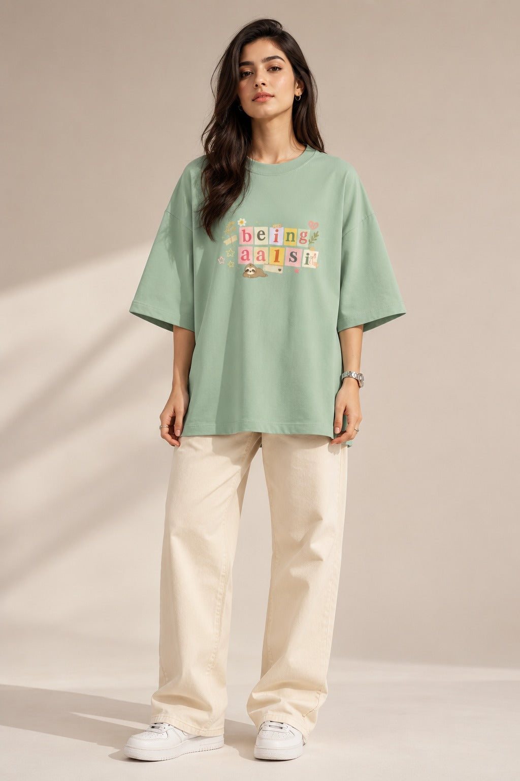 Being Aalsi Unisex Terry Oversized T-Shirt