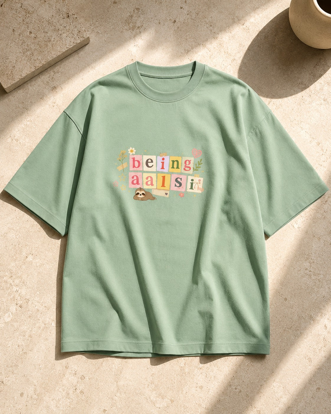 Being Aalsi Unisex Terry Oversized T-Shirt