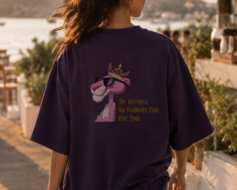 Pink Panther Unisex Oversized T-Shirt