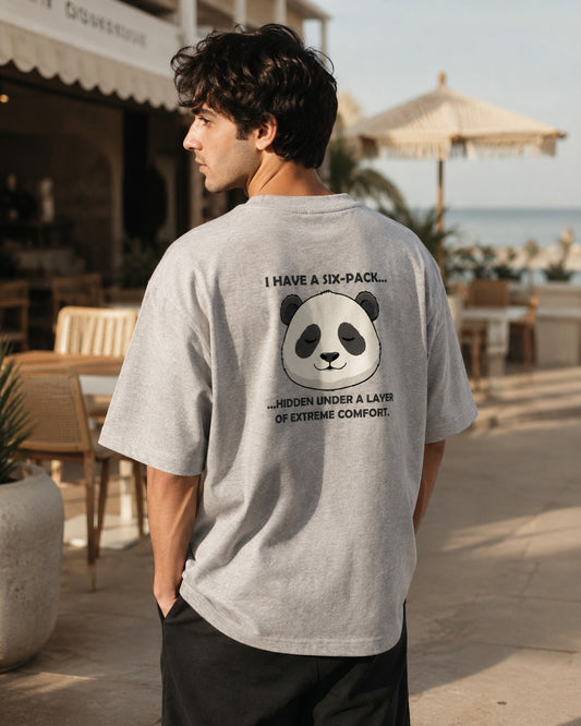 Panda Unisex Oversized T-Shirt