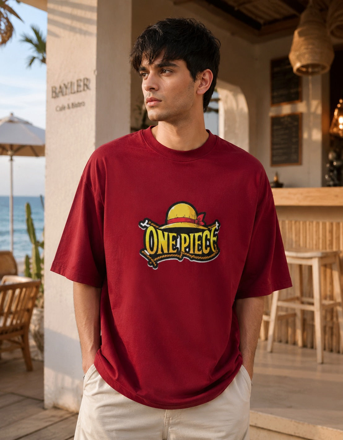 One Piece Anime Unisex Oversized T-Shirt